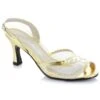 Clear Peep Toe Sling Back