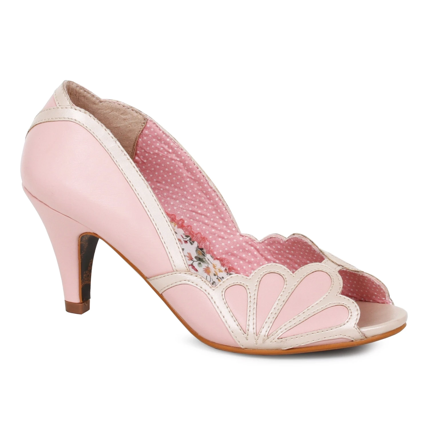 Metallic Detailing Peep Toe Heel 3 Metallic Detailing Peep Toe Heel