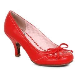 Cut Out Detail Pump -Be Wicked BP310 RAYNA RED