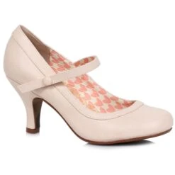 Retro Mary Jane Heel 11 Retro Mary Jane Heel -Be Wicked BP320 BETTIE NUDE