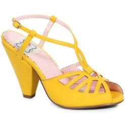 4 Keyhole Ankle Strap Sandal 11 4 Keyhole Ankle Strap Sandal -Be Wicked BP403 ARIA YELL