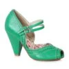 4 Peep Toe Double Strap Maryjane 2 4 Peep Toe Double Strap Maryjane -Be Wicked BP403 Nellie grn