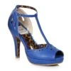 4 T-Strap Peep Toe 1 4 T-Strap Peep Toe -Be Wicked BP412 Willie blue