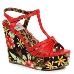 4 Tiki Wedge 10 4 Tiki Wedge -Be Wicked BP475 MALLORY RED