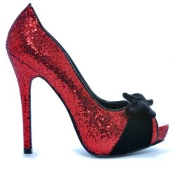 Tempest Glitter Pep Toe Pump