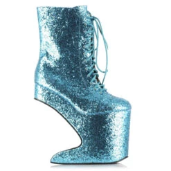 5.5 Heel Platform Glitter Ankle Boot 13 5.5 Heel Platform Glitter Ankle Boot -Be Wicked BP579 CHABLIS TURG