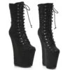 8 Inch Lace Up Under Knee Boot 2 8 Inch Lace Up Under Knee Boot -Be Wicked BP888 AZARIA BLKS