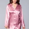 Be Wicked Kimberly Satin Sleepshirt Dusty Rose -Be Wicked BW1788DP front web 777271