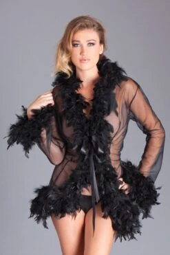 Be Wicked Lux Robe Black