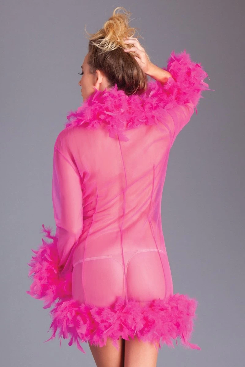 Be Wicked Lux Robe Hot Pink 4 Be Wicked Lux Robe Hot Pink - Image 2