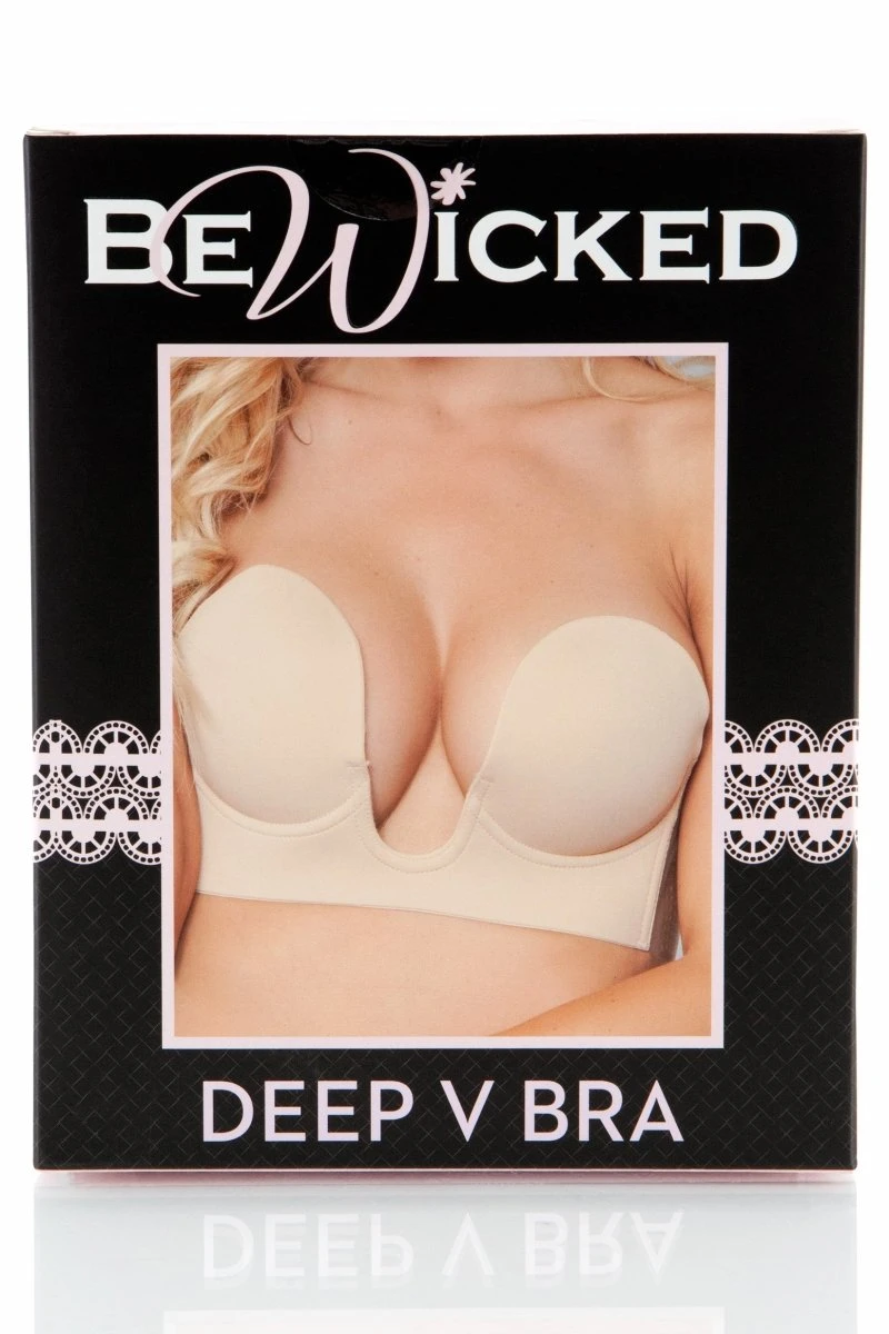 Be Wicked Nude Deep V Bra 6 Be Wicked Nude Deep V Bra - Image 4