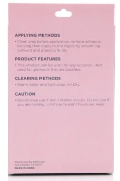 Be Wicked Ella Set -Be Wicked BWXR020 box back web 244992