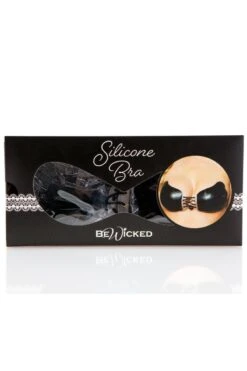 Be Wicked Black Silicone Tie Up Bra 11 Be Wicked Black Silicone Tie Up Bra -Be Wicked BWXW034BK box front web 176949