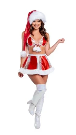 Holiday Holographic Vinyl Triangle Top With Fur Pom-Poms 10 Holiday Holographic Vinyl Triangle Top With Fur Pom-Poms -Be Wicked CH378 CH379 RSP FRONT 87b0a5cc 359a 44da b8f2 906d36d2cfad 1