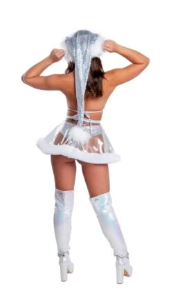 Holiday Holographic Vinyl Triangle Top With Fur Pom-Poms 13 Holiday Holographic Vinyl Triangle Top With Fur Pom-Poms -Be Wicked CH378 CH379 SPK BACK 12289b77 2f6f 4583 99bd bf34f76a31a7 1