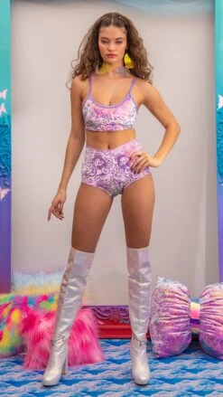 Sequin Velvet Tank Top 11 Sequin Velvet Tank Top -Be Wicked FE203 LAV FF150 LAV 2