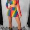 Rainbow Mesh Shrug -Be Wicked FE215 RNB FE212 RNB FE214 RNB FT 9ea939c0 63b8 4184 9032 ae688fe1edbf