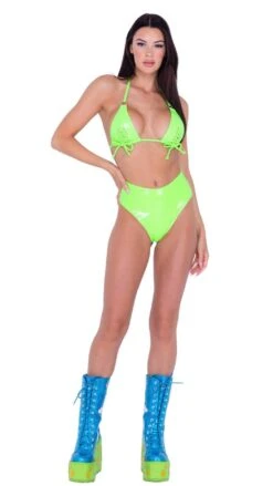 PVC Lace-Up Triangle Top 15 PVC Lace-Up Triangle Top -Be Wicked FE310 FE311 LME FT BRIGHT e3cd192b 4b42 40ae 9cc3 f4937ca6f7e0