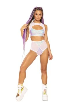 Diamond High-Waist Short