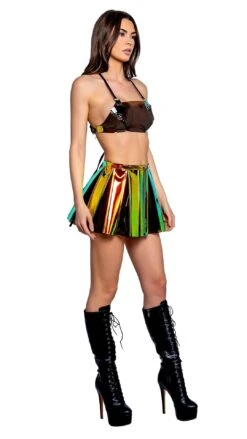 Vinyl Pleated Skirt 17 Vinyl Pleated Skirt -Be Wicked FR119 FR120 BRM FRONT 1 e835a6e6 ac18 4325 8975 c3667756bba9