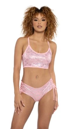 Tank Top & Lace-Up Short Set 10 Tank Top & Lace-Up Short Set -Be Wicked JR122 BGP FT