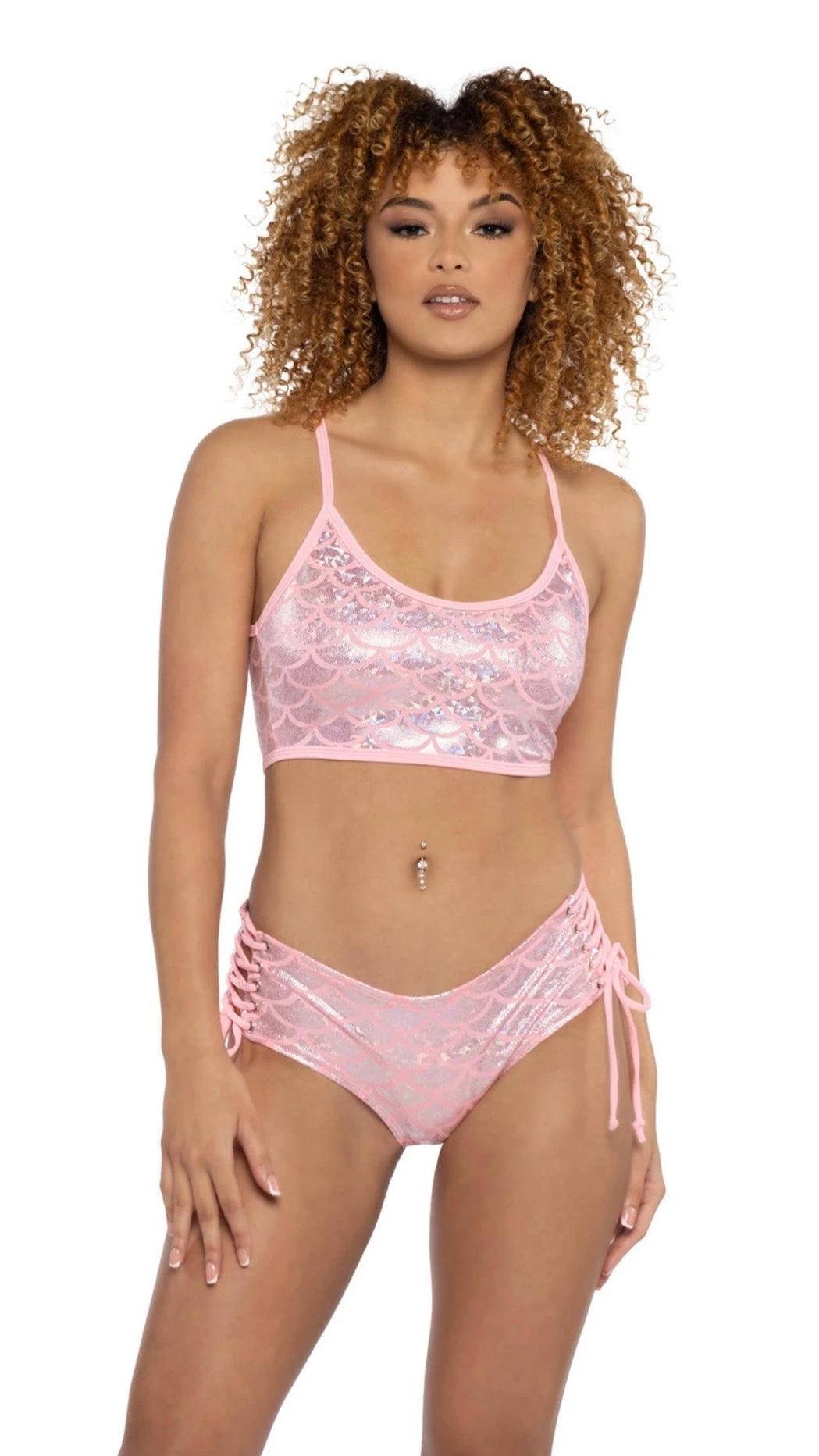 Tank Top & Lace-Up Short Set 5 Tank Top & Lace-Up Short Set - Image 3