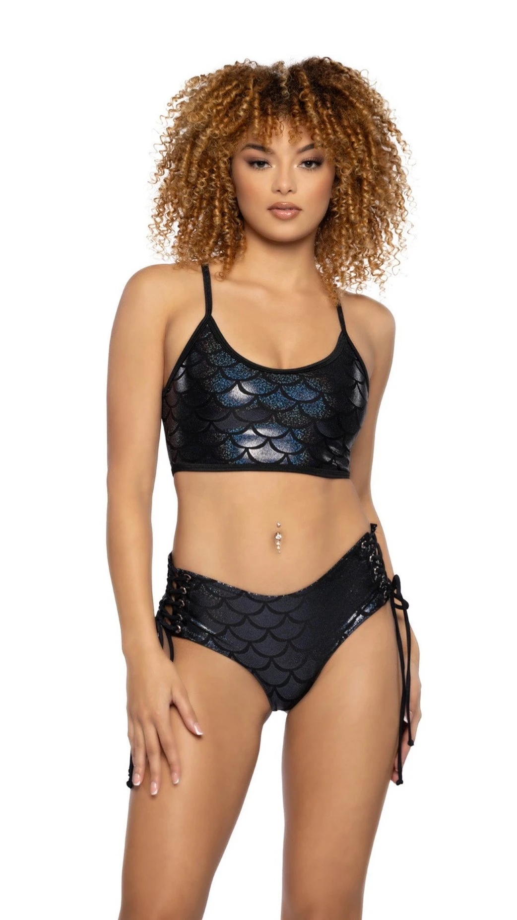 Tank Top & Lace-Up Short Set 3 Tank Top & Lace-Up Short Set