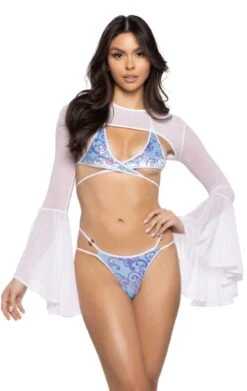 Bell-Sleeve Mesh Shrug 11 Bell-Sleeve Mesh Shrug -Be Wicked JR155 BBL FS189 WHT be0fecf3 b68a 411e a608 a9647540c76c