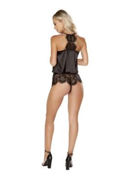 Elegant Pajama Set 11 Elegant Pajama Set -Be Wicked LI225 Black Back