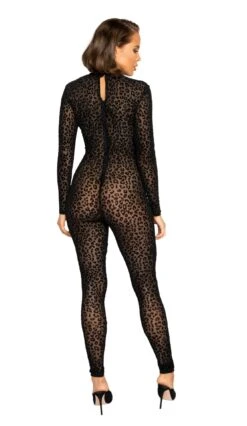 Velvet Leopard Bodysuit 9 Velvet Leopard Bodysuit -Be Wicked LI376 Back