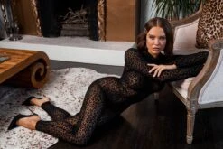 Velvet Leopard Bodysuit 10 Velvet Leopard Bodysuit -Be Wicked LI376 Editorial 3