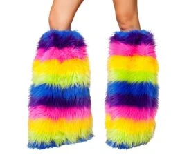 Faux Fur Leg Warmers 29 Faux Fur Leg Warmers -Be Wicked LW125