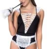 Fancy French Maid Costume 1 Fancy French Maid Costume -Be Wicked Mapale 6414 Multi colored 1