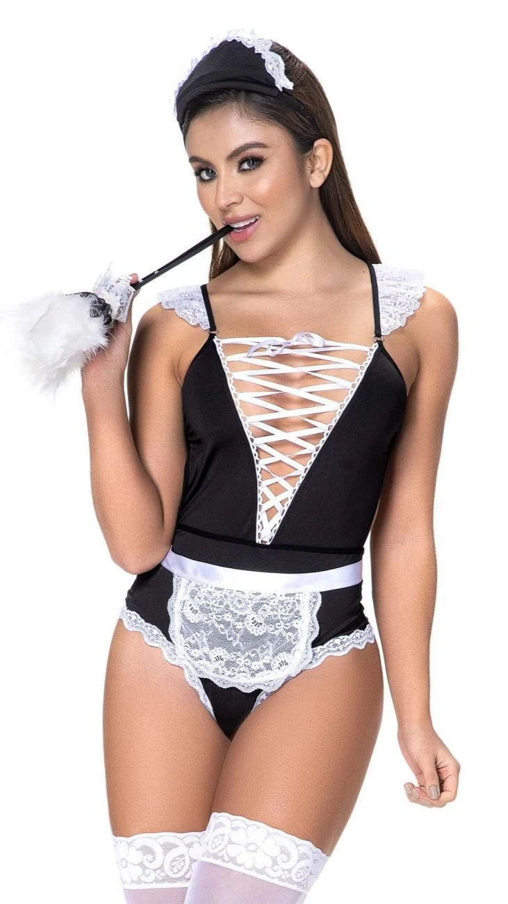 Fancy French Maid Costume 3 Fancy French Maid Costume