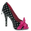 5 Microfiber Satin Peep-Toe -Be Wicked PH511 Paige BLKF