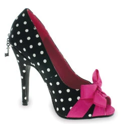 5 Microfiber Satin Peep-Toe