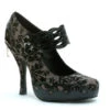 4.5 Concealed Platform Fabric Mary Jane 1 4.5 Concealed Platform Fabric Mary Jane -Be Wicked Ph423 Garbo brwn
