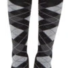 Grey Argyle Leg Warmer 1 Grey Argyle Leg Warmer -Be Wicked STC108