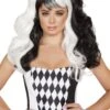 Black/White Wig -Be Wicked WIG104