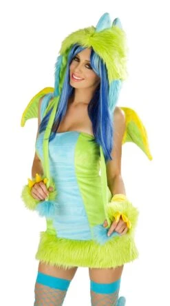 Puff Dragon Costume 9 Puff Dragon Costume -Be Wicked cs155 cs156 cs157 cs158 cs159 front2