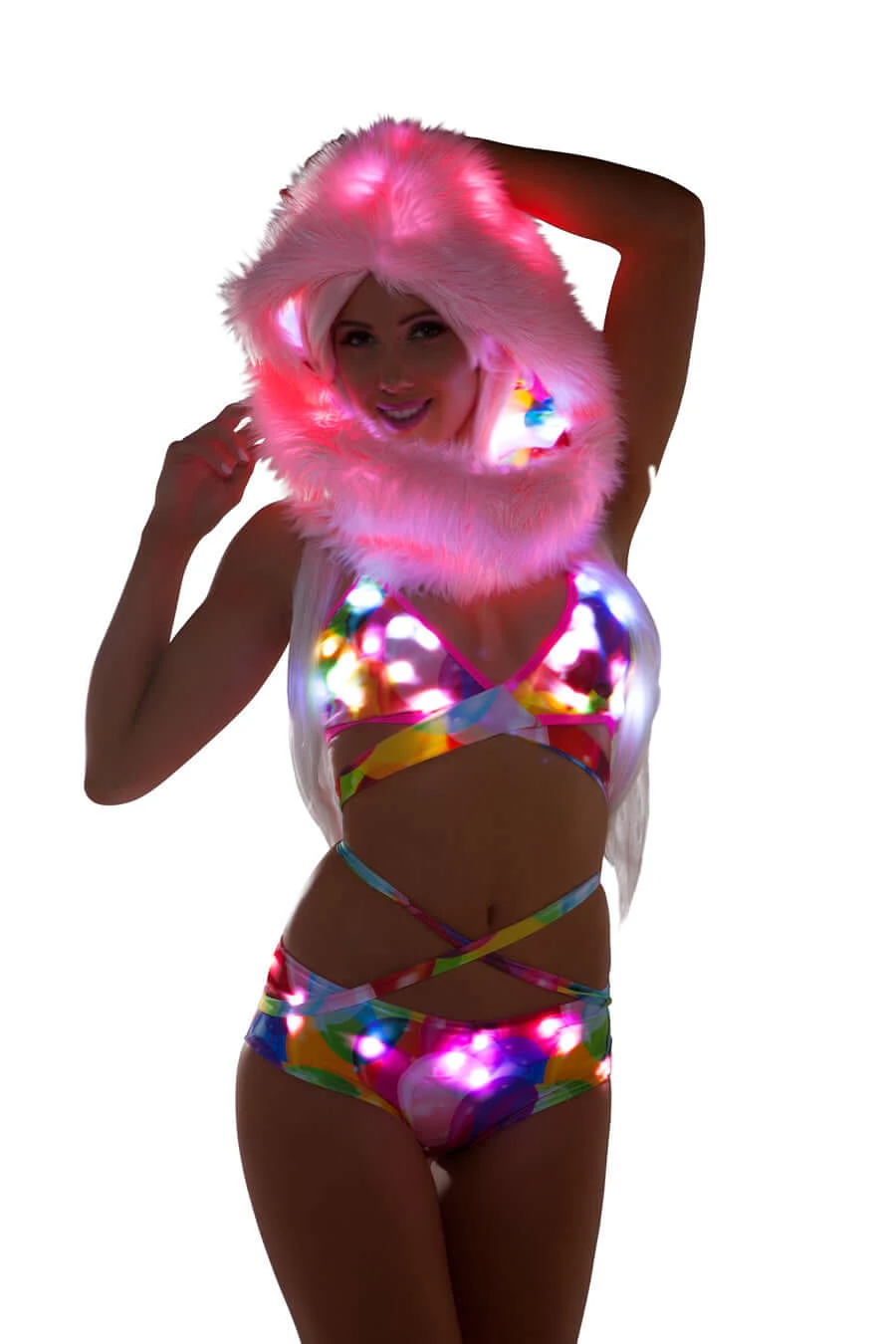 Balloon Light-Up Wrap Halter 3 Balloon Light-Up Wrap Halter