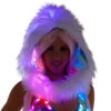 Tie Dye Light-Up Infinity Fur Hood -Be Wicked ff440 tdy 2