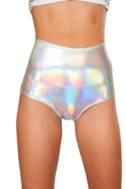 Hologram Foil High-Waist Short 7 Hologram Foil High-Waist Short -Be Wicked ff610 fhl