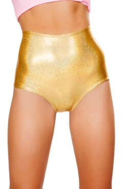 Gold Twinkle High-Waist Short -Be Wicked ff610 gld