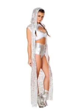 Icy Sequin Mesh Long Duster 5 Icy Sequin Mesh Long Duster -Be Wicked ff837 wsv sde