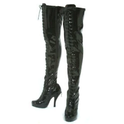 4.5 Concealed PlatformThigh High Boot